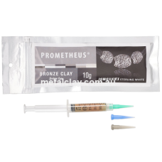 Prometheus  Jewellers Sterling WHITE Bronze Clay Syringe 10grams  3 Nozzles